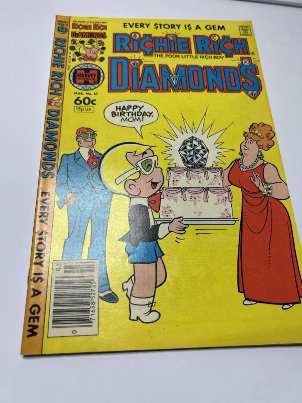 Richie Rich Diamonds #56 (Harvey) Jan 1982  Condition Higher Grade Comic Book